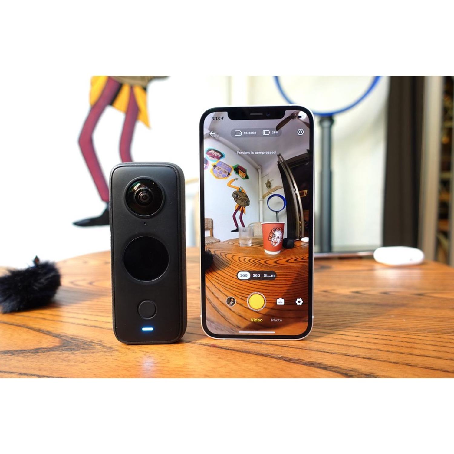 [Mã 44ELSALE1 giảm 5% đơn 3TR] Camera Insta360 ONE X2 Máy Quay 360°