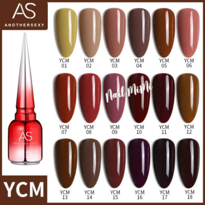Sơn Gel As mã YCM chai đỏ 15ml