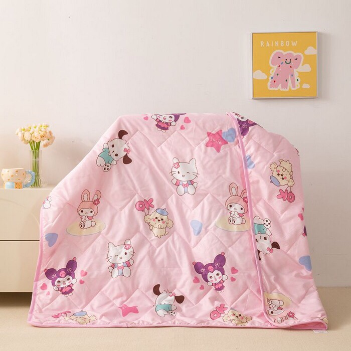 Chăn đũi cho bé - Chăn cotton đũi Cao cấp hè - thu cho bé nằm điều hòa kích thước 135x110cm(Mẫu mới)
