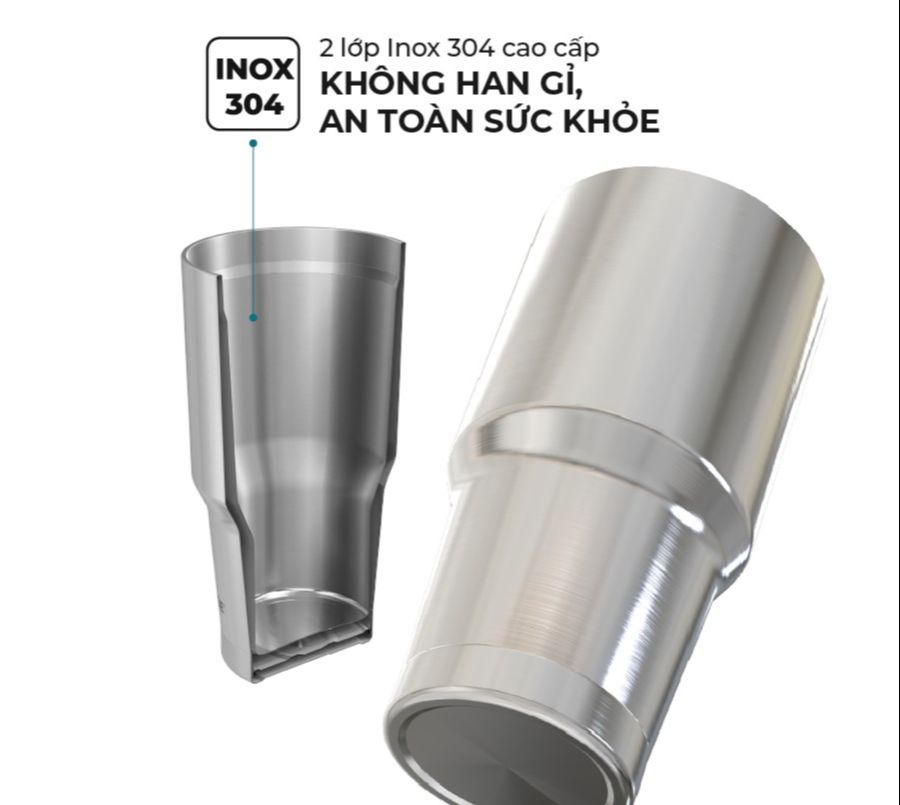 [HÀNG QUÀ TẶNG KHÔNG BÁN] Ly nước giữ nhiệt 900ML inox Omron