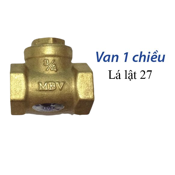 Van một chiều lá lật đồng MBV phi 27