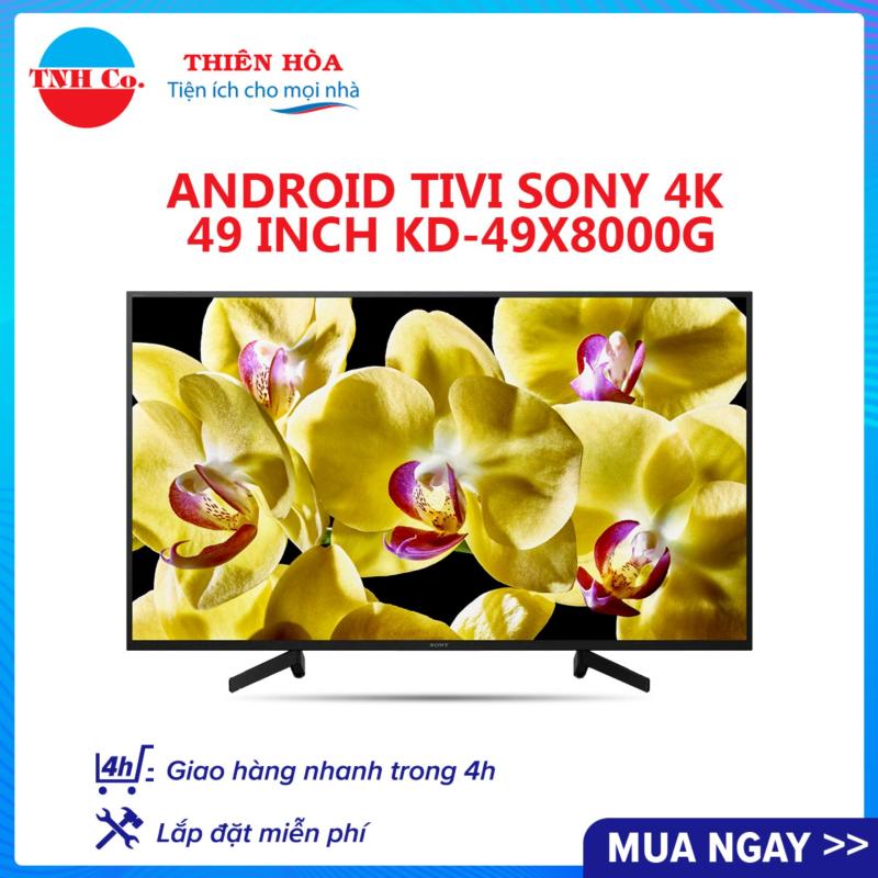 Bảng giá Smart Android Tivi Sony 4K UHD 49 inch KD-49X8000G (Đen) kết nối Internet Wifi - Bảo hành 2 năm