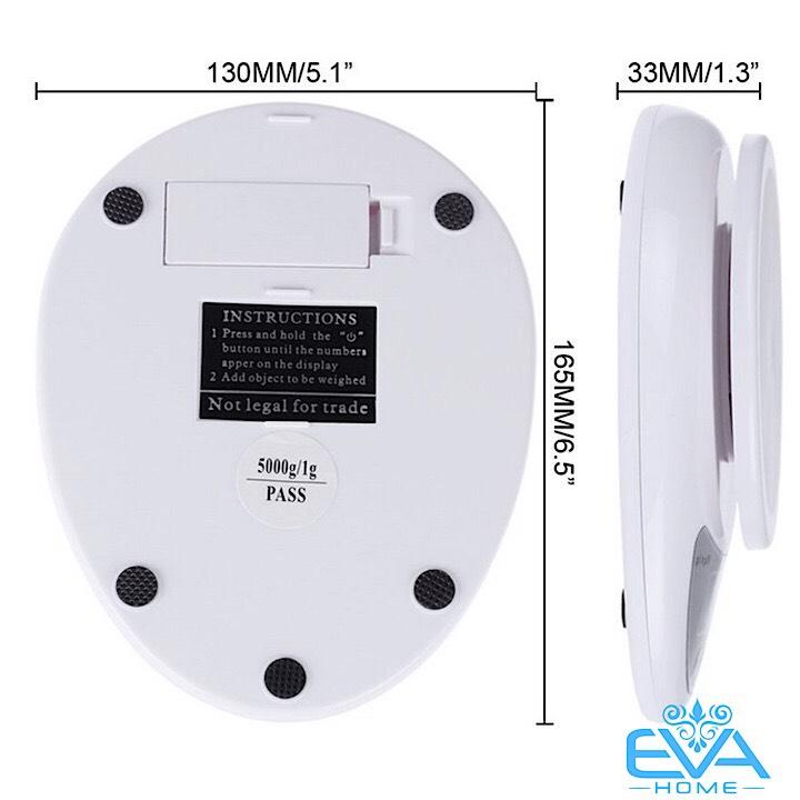 [HCM]Cân Điện Tử Nhà Bếp Để Bàn 5 Kg Kitchen Scale