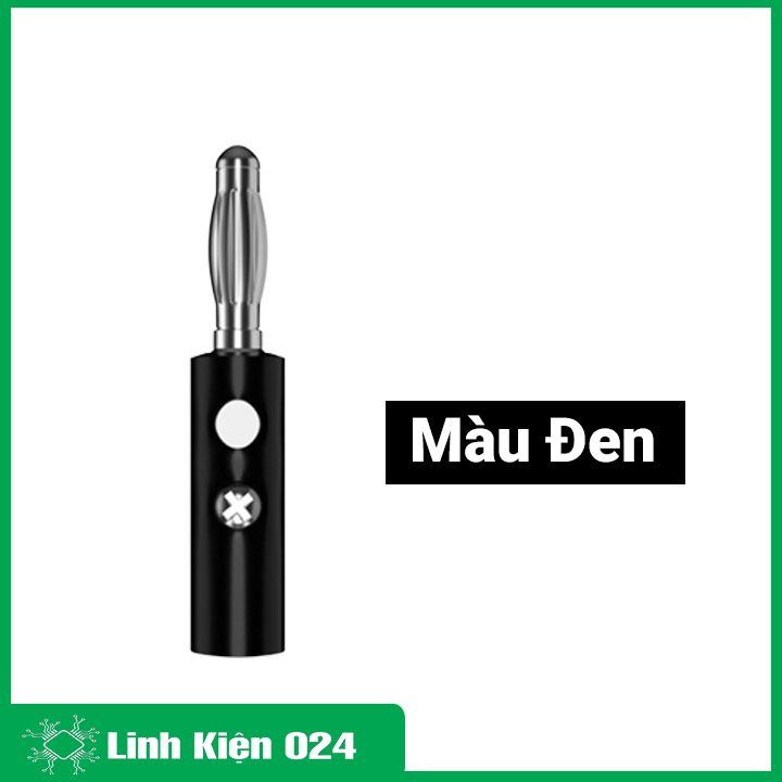 Combo 10 đầu Jack bắp chuối 910MR 4mm đực 5 đỏ 5 đen