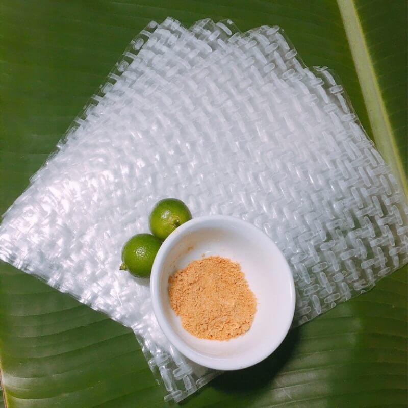 MUA 1 TẶNG 1 - Bộ 2 Bánh tráng Mikiri không nhúng nước vuông tròn lớn - ăn vặt - tiện lợi