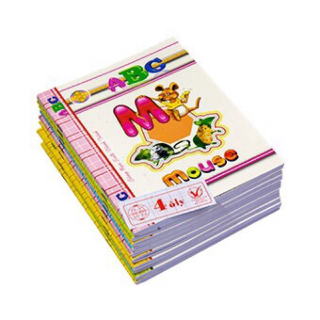 Lốc 10 cuốn tập học sinh abc hoà bình 96 trang 4 oly - 5 oly