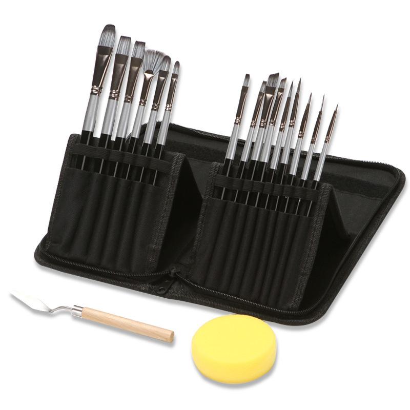 Adults /& Kids Paint Brush Set for Acrylic Oil Watercolor and Gouache Painting 10 Different Sizes for Artists