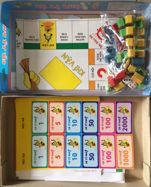Cờ tỷ phú loại vừa - 26 cm