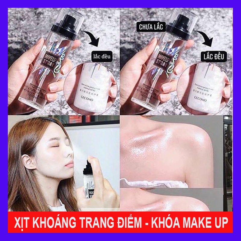 Xịt khoáng trang điểm - Xịt Khóa Nền - Xịt Khóa Makeup Giữ Lớp Trang Điểm Lâu Trôi Bắt Sáng Chính hãng nội địa Trung