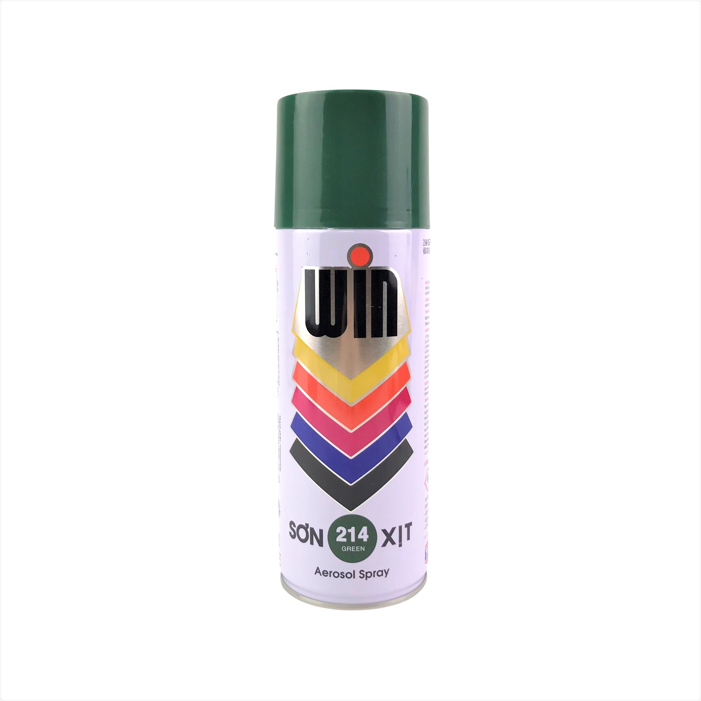 Sơn xịt win - màu xanh lá đậm 214