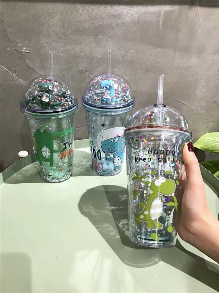 Bình Uống Nước Khủng Long Cho Bé