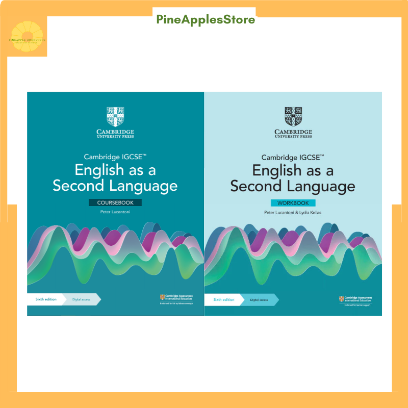 Sách Cambridge IGCSE English as a Second Language (ESL) Coursebook&Workbook 2022 (6th Edition)