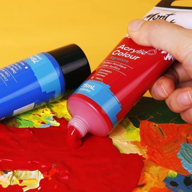(P1) Mont Marte Acrylic Color in 75ml Tube