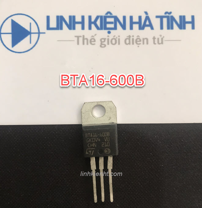 5 CON Triac SCR BTA16-600B BTA16-600 BTA16 TO-220 16A 600V THÁO MÁY