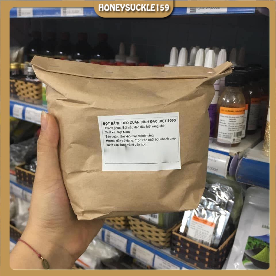 Bột bánh dẻo xuân đỉnh loại đặc biệt,bột làm bánh dẻo bắc 500g-1kg nguyên liệu làm bánh trung thu