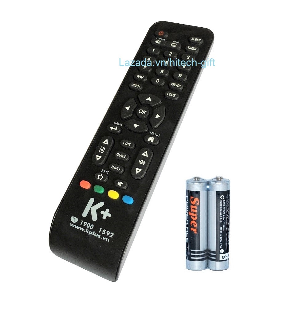 Remote điều khiển đầu thu tv k+ truyền hình vệ tinh hd