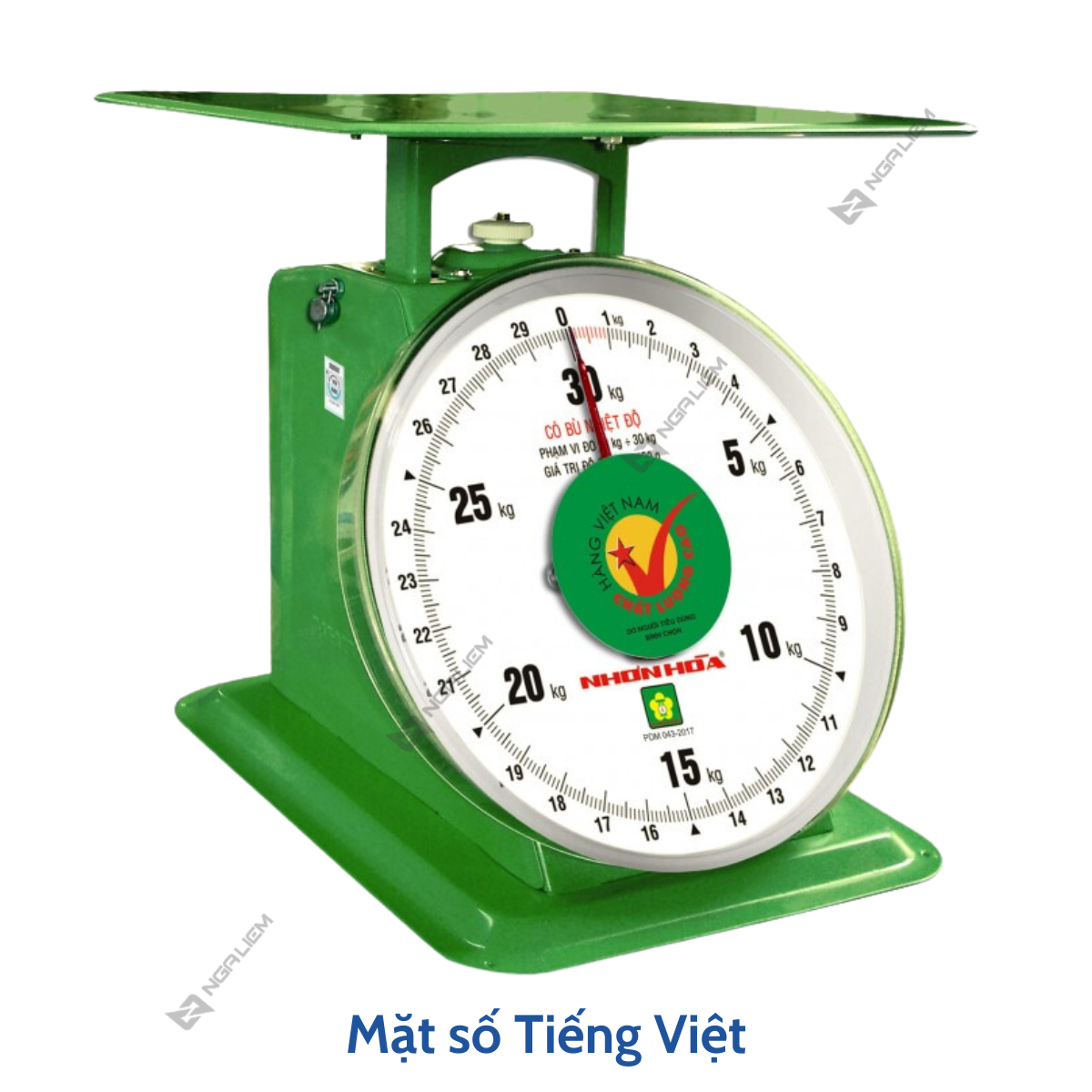 Cân đồng hồ Nhơn Hòa 30KG mặt số 9" [Hàng chính hãng/ Chất lượng cao]