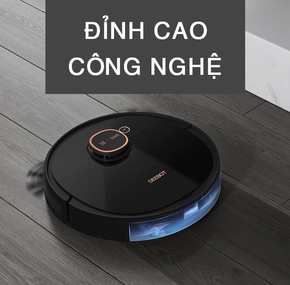 Robot hút bụi lau nhà Ecovacs T5 Max