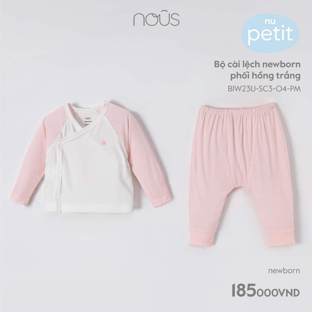 NOUS - Bộ dài tay sơ sinh Nous