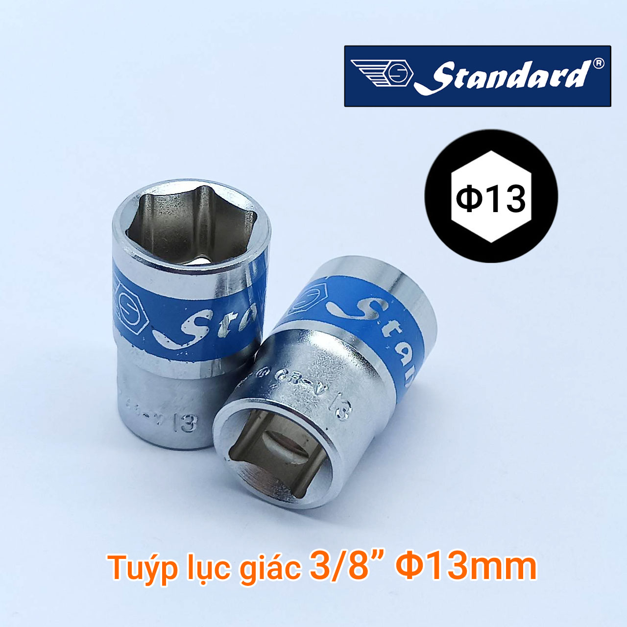 Đầu tuýp - đầu khẩu lục giác 3/8 inch Standard