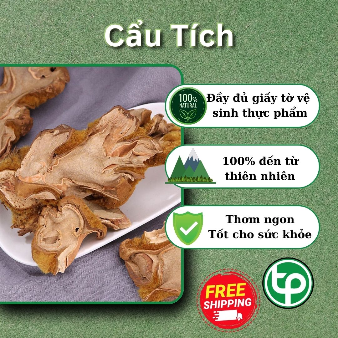 [Túi lớn 500gram] Cẩu Tích Sấy Khô - Tấn Phát - Hàng sạch cao cấp hỗ trợ cải thiện sức khoẻ