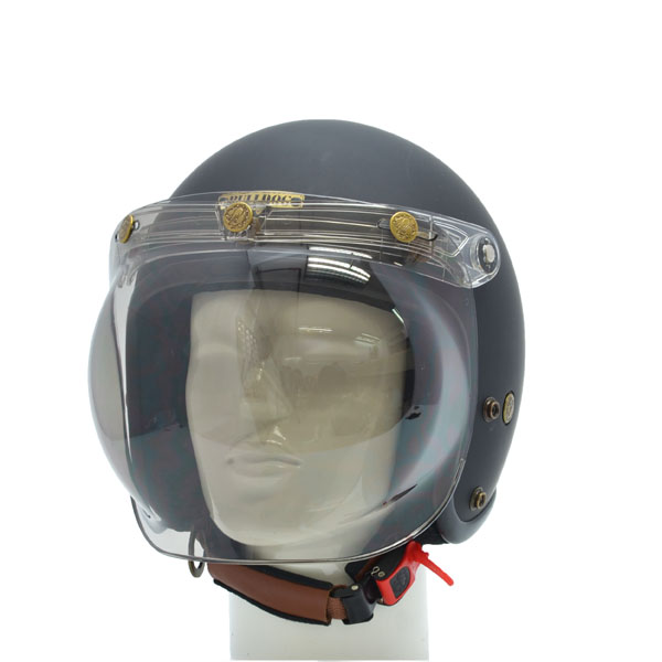 Kính chắn bụi gắn mũ bảo hiểm 3/4 bulldog bubble