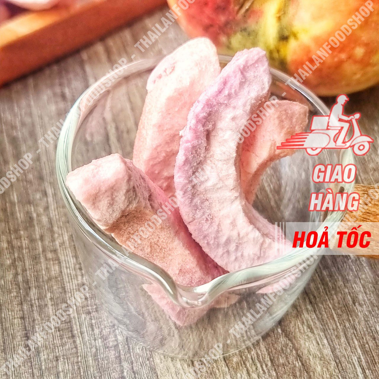 Đào Sấy Thăng Hoa ( Sấy Đông Khô ) - Túi 500Gram