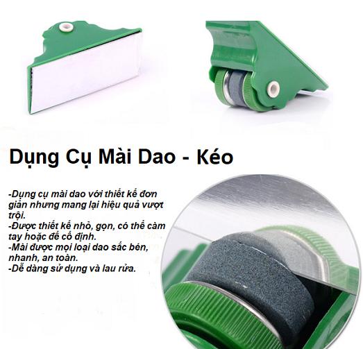 Đá Mài Dao Kéo Có Đế Mài Nhanh Và Sắc