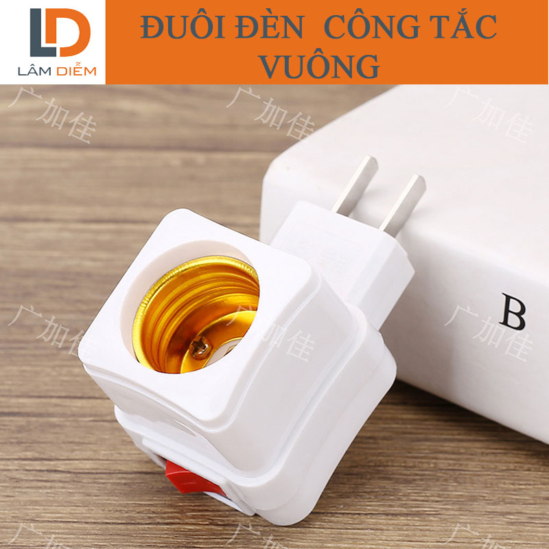 Đuôi đèn e 27 có công tắc E304