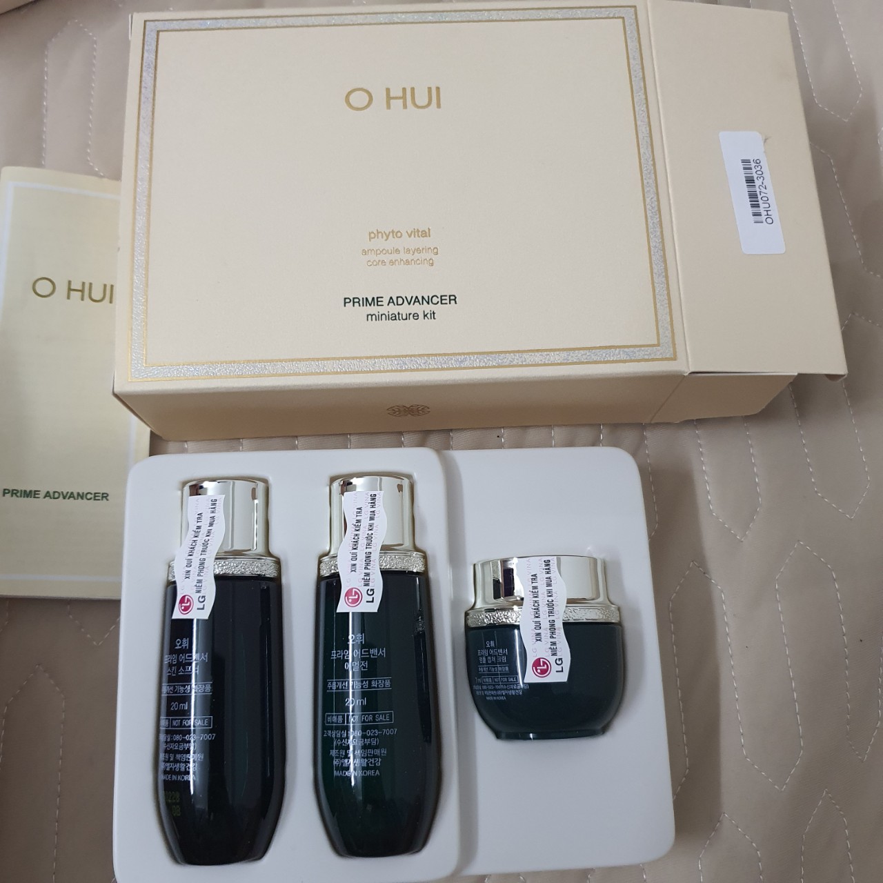 [Hàng công ty- dọn kho] Set dưỡng trắng Ohui Prime Advancer 3pcs