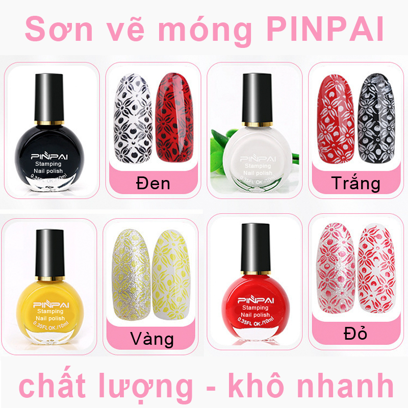 Sơn in Vẽ Móng Nhanh Khô Hiệu PINPAI