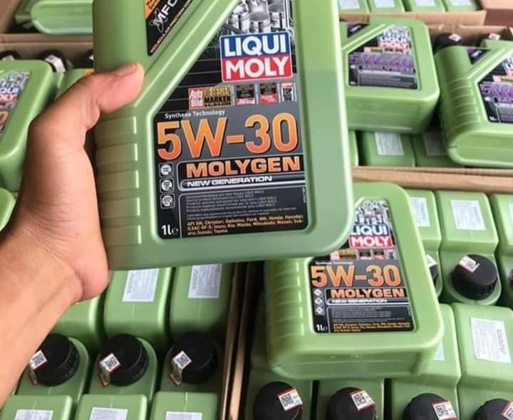 Combo nhớt liqui moly 5w30 molygen và nhớt số liqui scooter