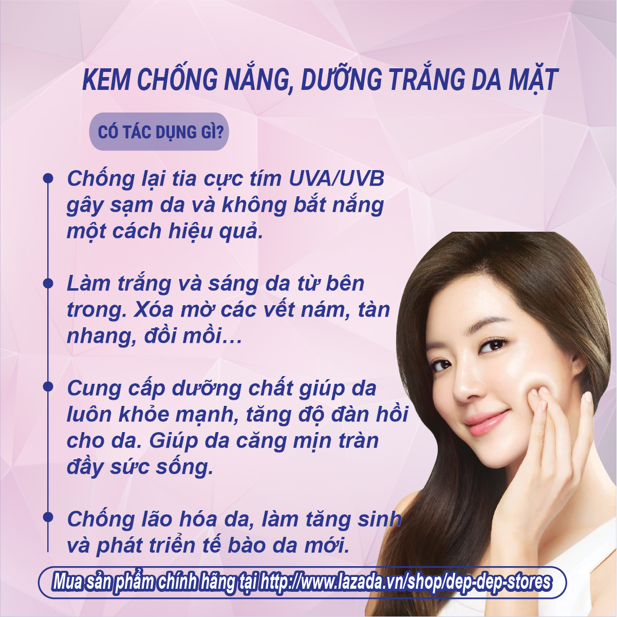 Kem Chống Nắng Da Mặt SPF 50+/PA+++ Luxury CyDo 16Gram