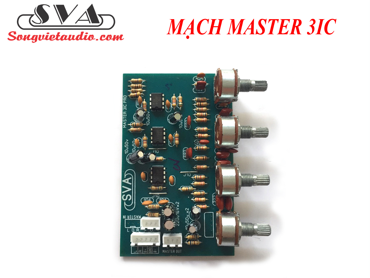 MẠCH MASTER 3IC - 1 MẠCH - KÈM DÂY