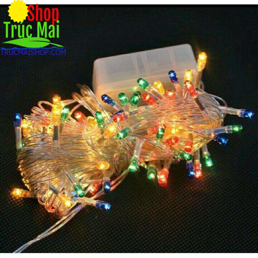 Dây Đèn Led Chớp Nháy Fairy Light 5m trang trí Tết Đủ Màu - Để được ngoài trời