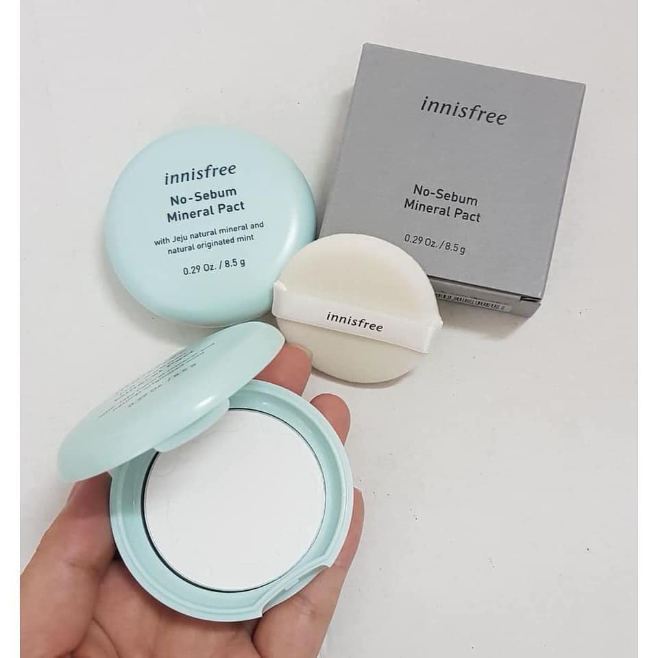 Phấn Phủ Innisfree No - Sebum Mineral Pact 8.5gr