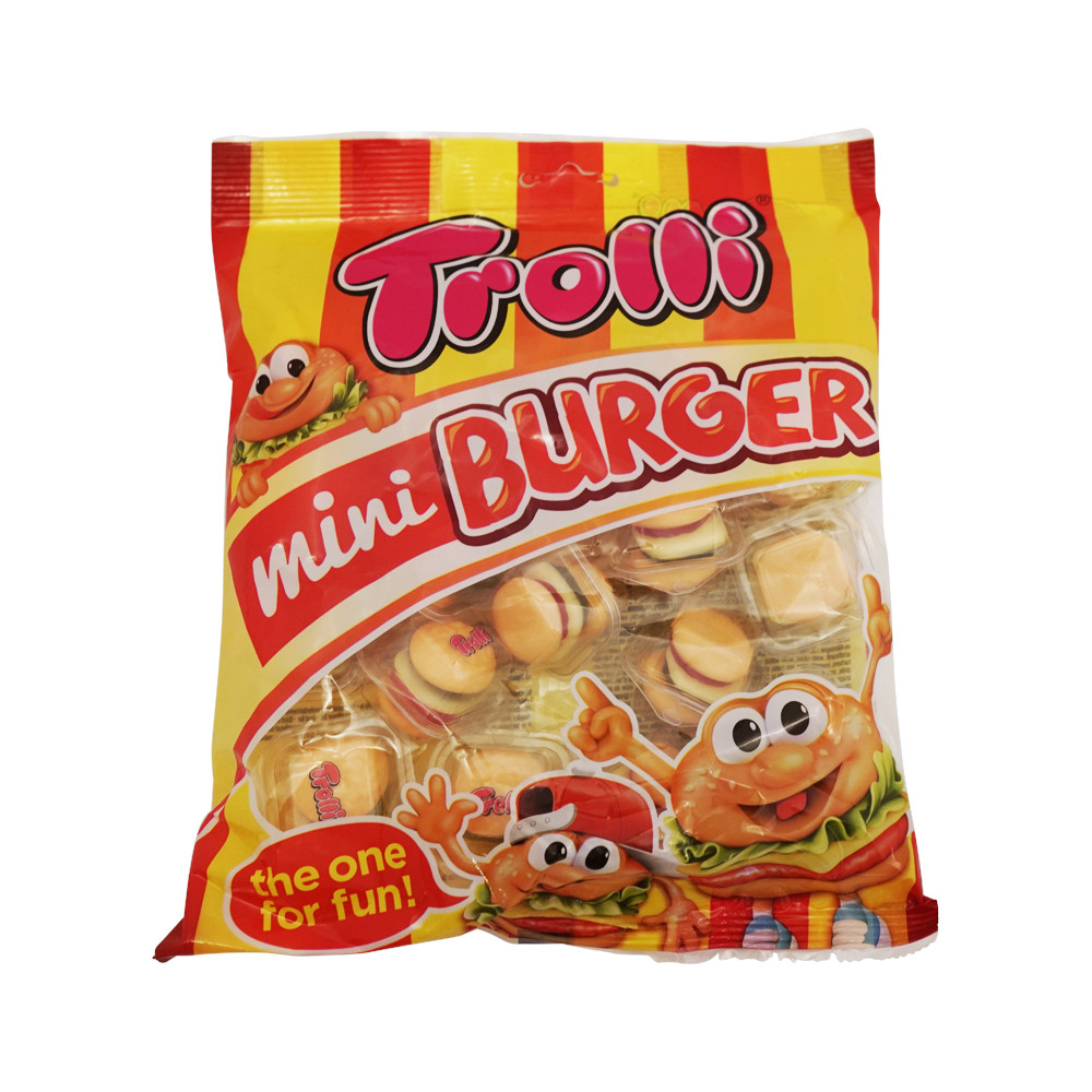Kẹo Dẻo Hamburger Dễ thương Siêu Ngon Trolli Mini Burger 170g (Product From Germany)