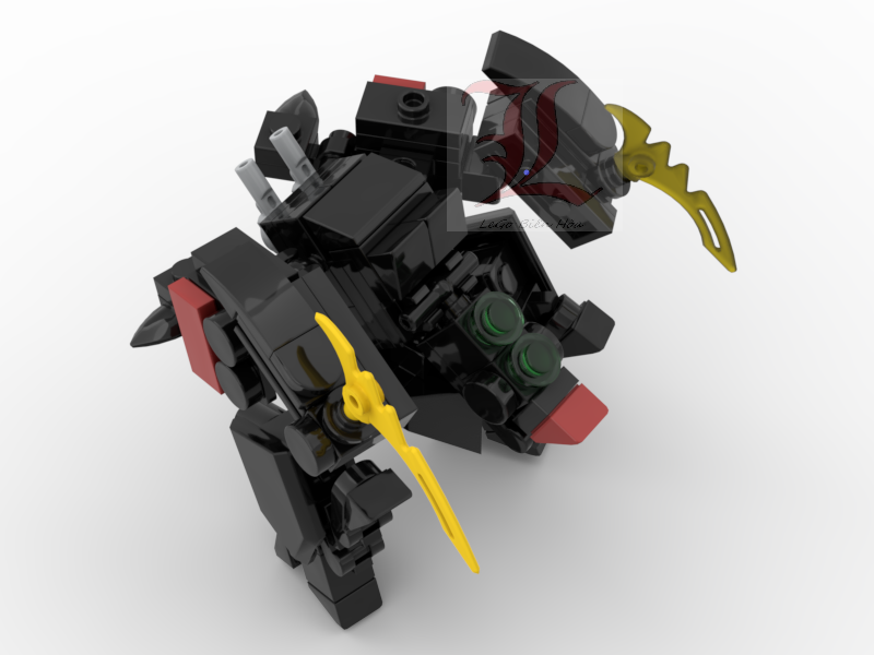 Đồ chơi lắp ráp Non Lego Moc Mech Mobile Armo III