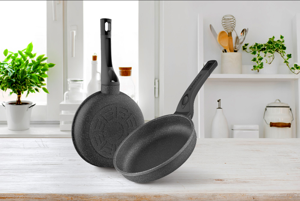 Chảo siêu bền đá SUNHOUSE 18cm