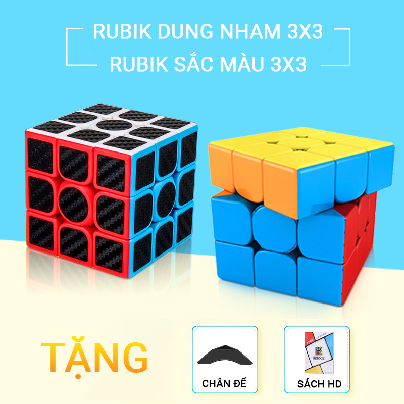 Rubik 3x3 Sắc Màu Và Dung Nham Cho Bé