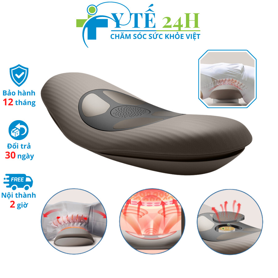 Máy massage cột sống thắt lưng beame ja-w3, mát xa xung điện kéo giãn cột sống, tích hợp chế độ hồng ngoại