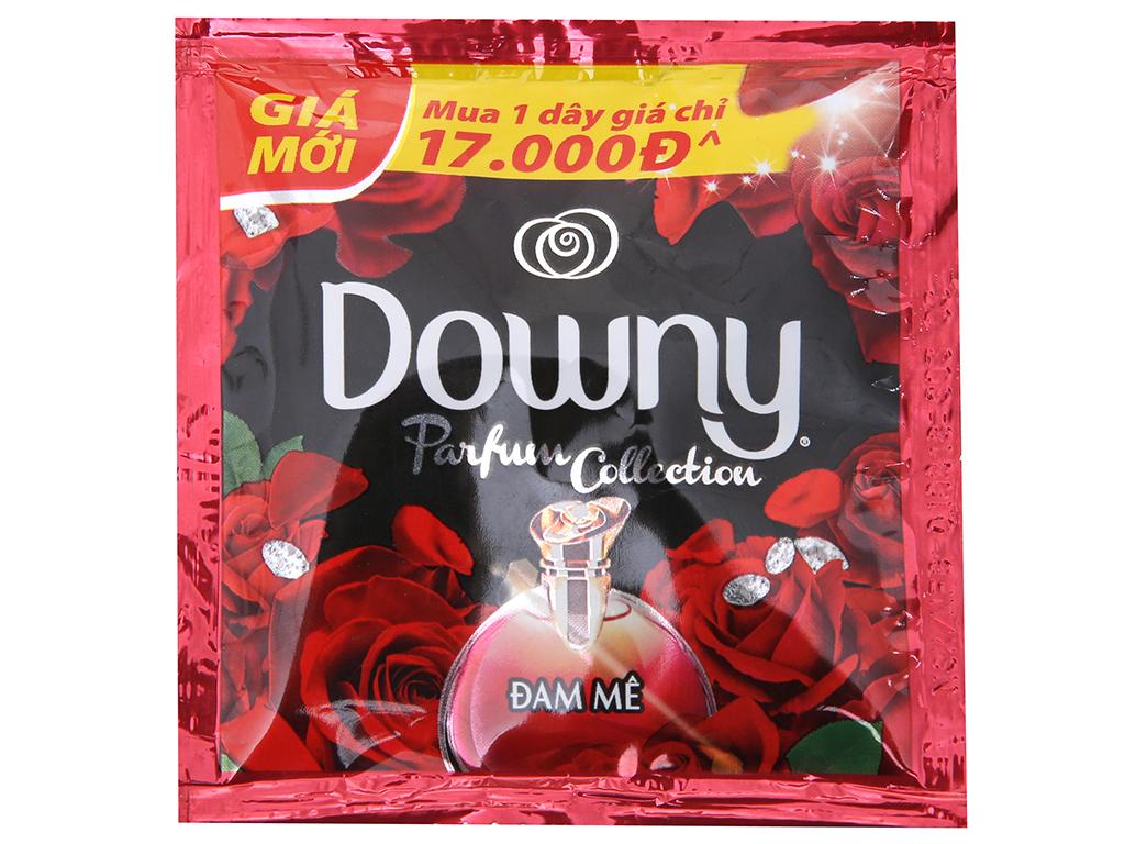 Combo 5 dây Nước xả vải Downy Đam mê gói 22ml ( Dây 10 gói) đỏ