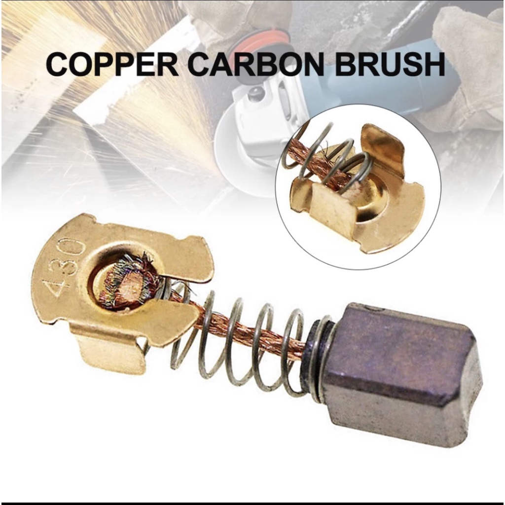 Bộ chổi than Cb-430 (100% carbon). BN.