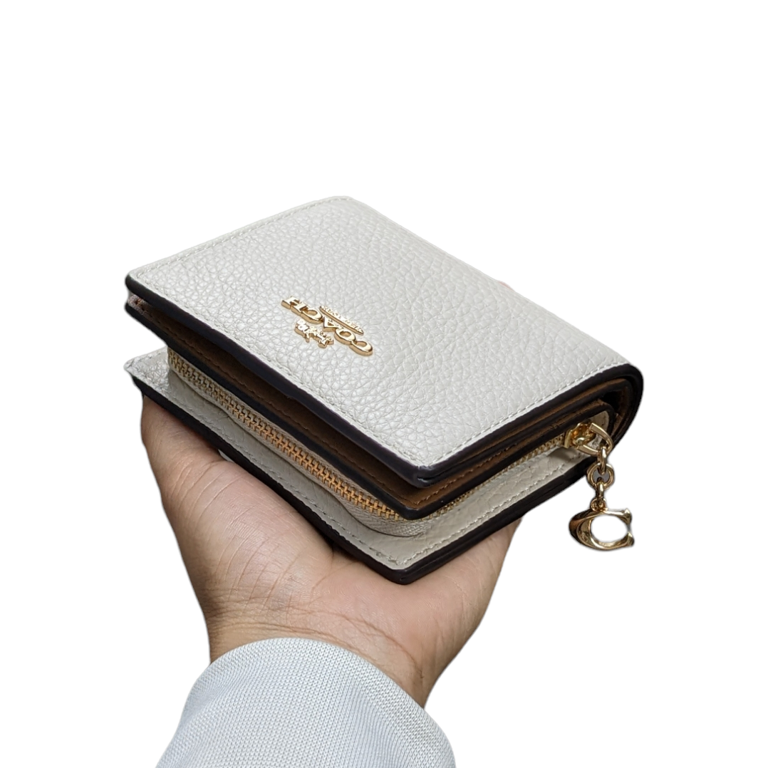 VÍ COACH C2862 SNAP WALLET MÀU TRẮNG