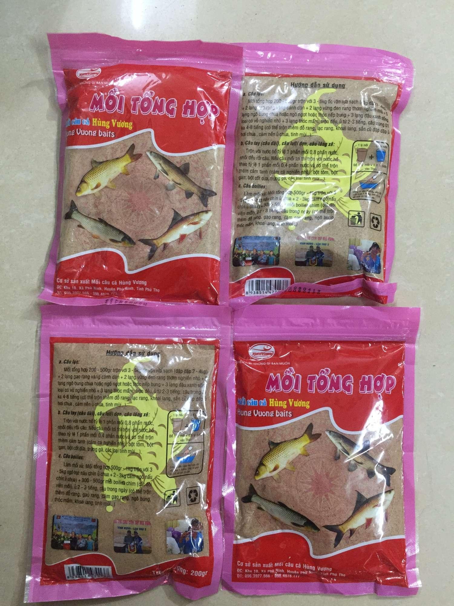 Mồi câu tổng hợp Hùng Vương