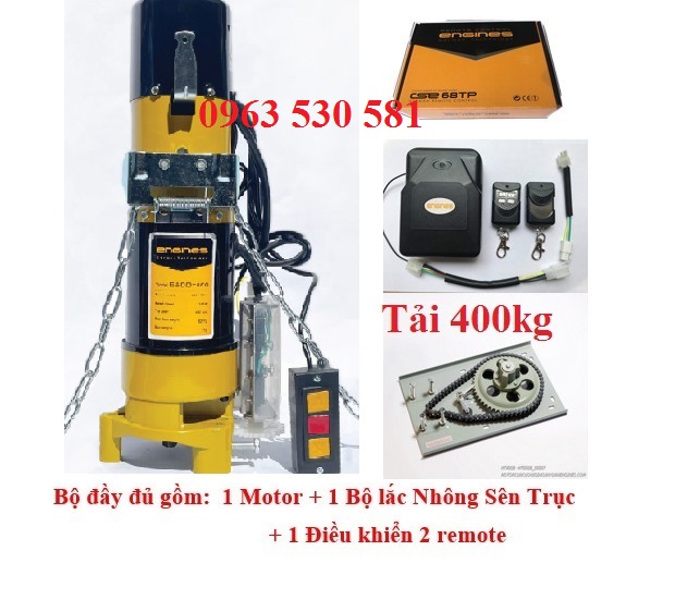 [HCM]MOTOR CỬA CUỐN E400kg ENGINES ĐỨC (đủ bộ) CAM KẾT CHẤT LƯỢNG