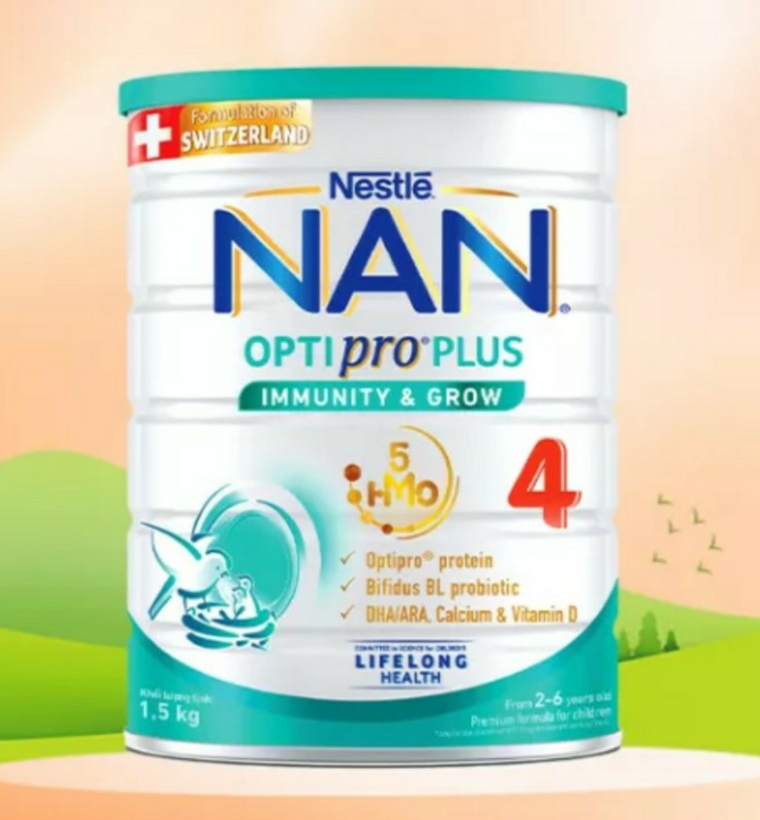 [Tặng 1 Balo Phi Thuyền] Sữa Bột Nestle NAN Plus 4 (1.5kg)