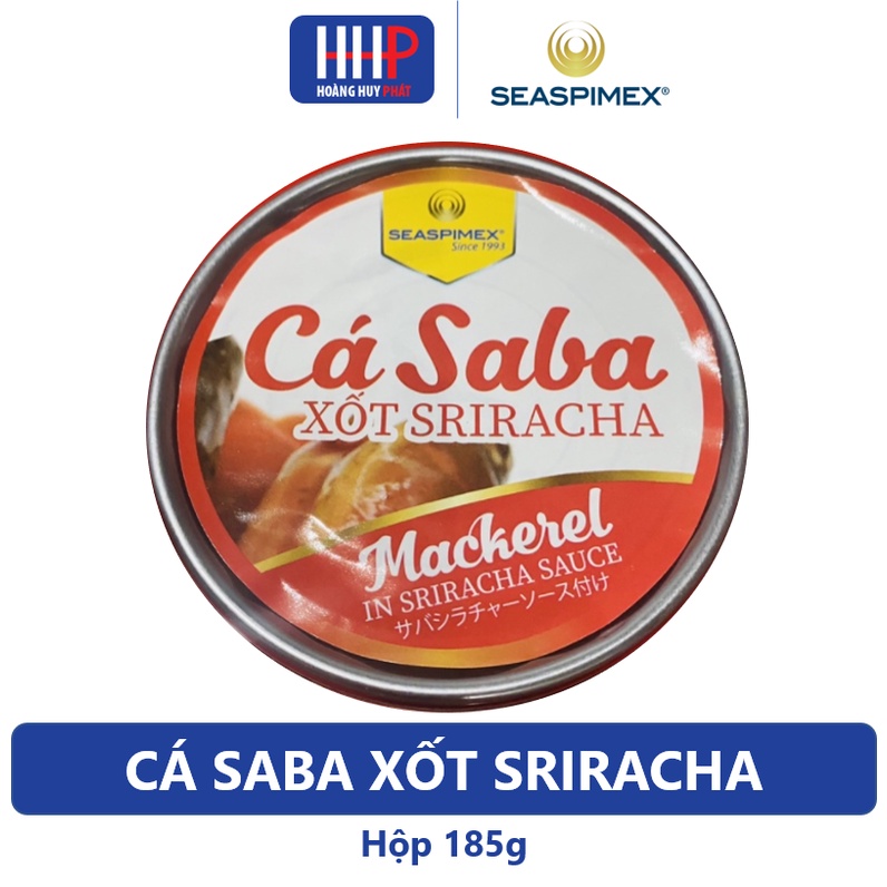 Date mới nhất 2024- cá hộp cá Saba xốt Sriracha 185g