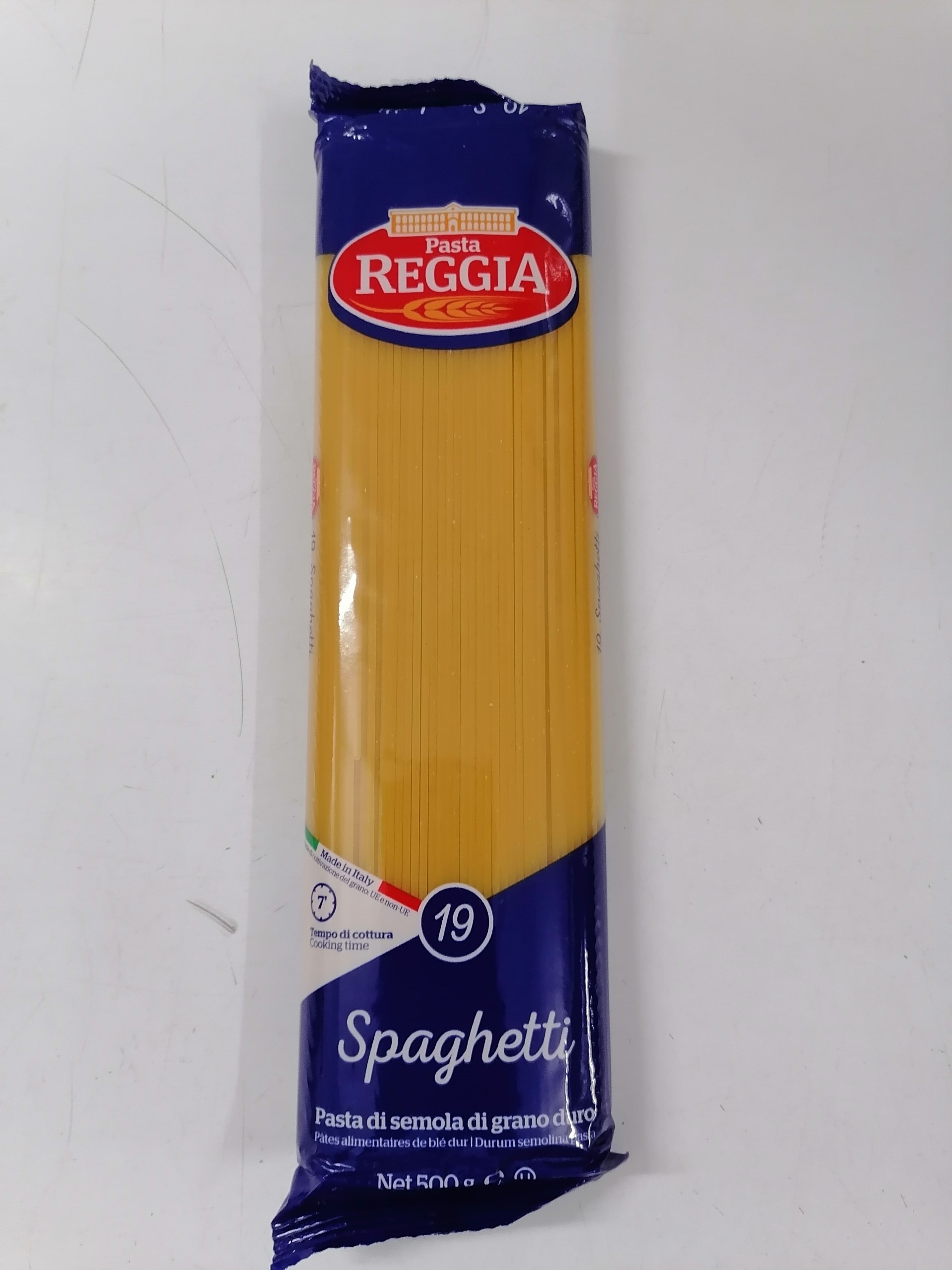 Gói 500g Mì Ý Italia REGGIA Spaghetti Pasta halal tgc-hk