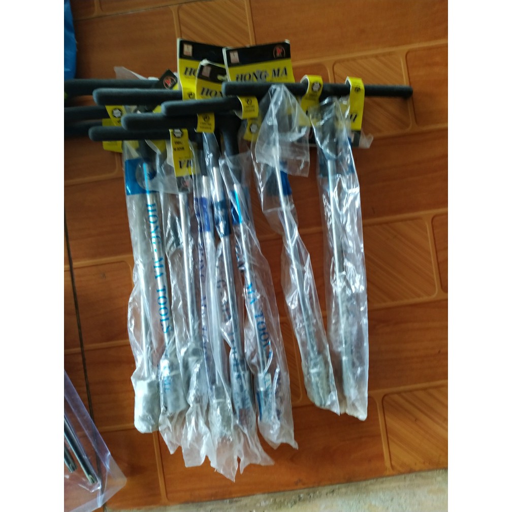 Combo Tuýp Chữ T Vặn Ốc 8,10,12,13,14,17,19Mm ( Tổng 7 Chiếc) tay vàng/ đổ/ đen/xanh